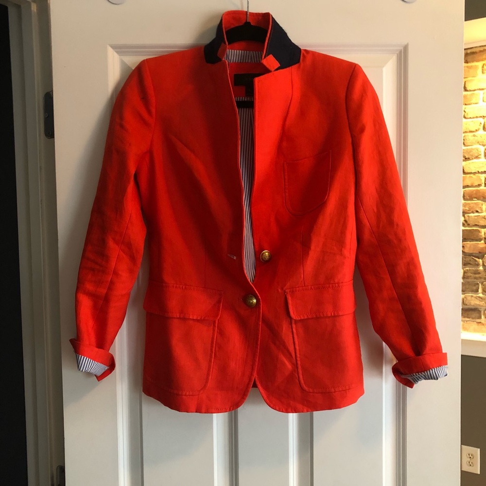 JCrew Rhodes Linen Blazer - size 2